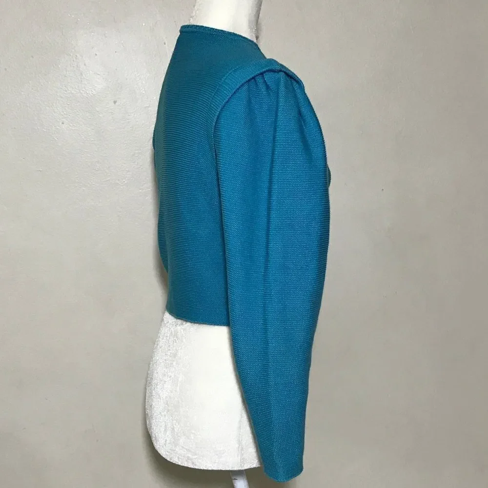 Vintage Geiger of Australia Women Blue Sweater Size 34